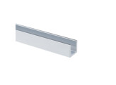 Aluminium U-profiel 15x15x15x2 mm L 3000 mm glanzend verchroomd