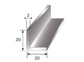 Aluminium L-profiel 20x20x2mm L 3000 mm