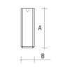 Binnenzeskant stelbout 30 x M8 rvs 304 naturel