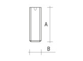 Binnenzeskant stelbout 50 x M8 rvs 304 naturel