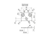 Slot 810 zonder boorgaten mat rvs