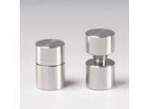 Verstelbare voet O 20 x H 30 mm naturel rvs