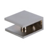 Massief messing glasplaatdrager 4805 voor 6-10 mm glas  mat velours