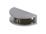 Massief messing glasplaatdrager 4806 voor 6-10 mm glas  mat velours