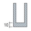 Hoekklem L 50x40 mm opening 12 mm links